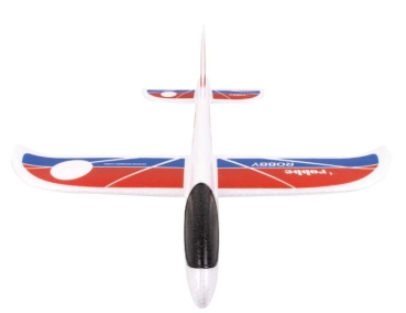 2696 Wurfgleiter ROBBY 485mm EPP weiß/rot/blau